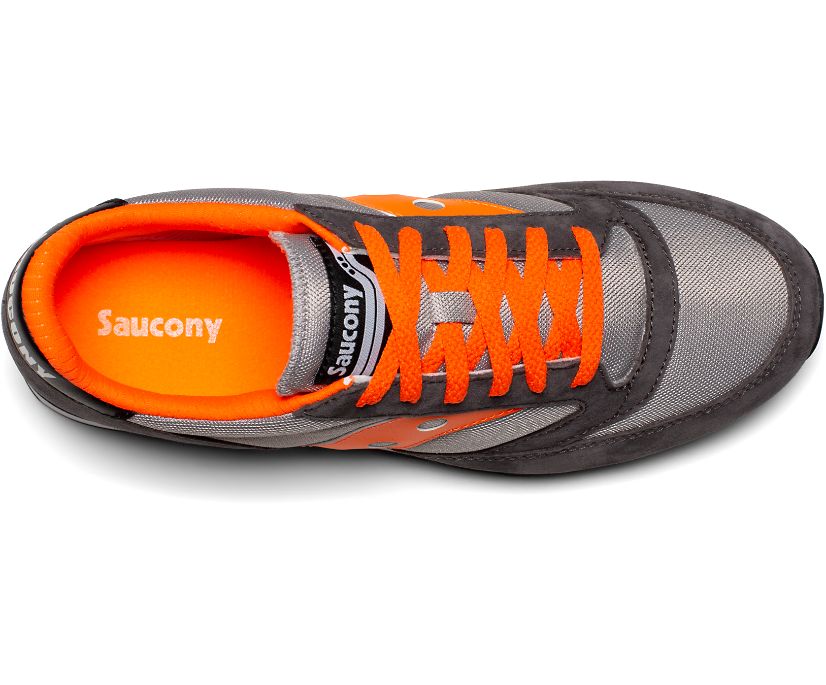 Women's Saucony Jazz 81 Originals Grey / Orange / White | Singapore 026MQZA